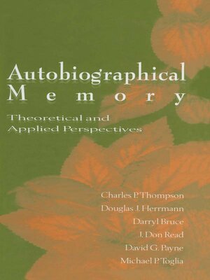 cover image of Autobiographical Memory